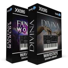 OTL032 - ( Bundle ) - Fantasy Worlds + Divina - Korg Wavestate / Native