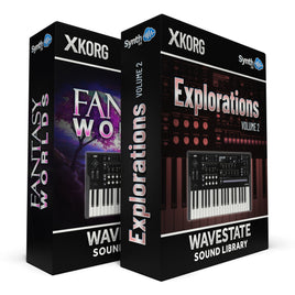 OTL023 - ( Bundle ) - Fantasy Worlds + Explorations V2 - Korg Wavestate / mkII / Se / Native