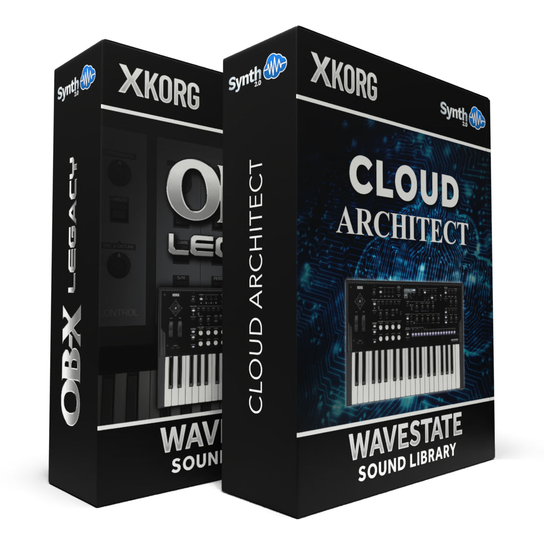 SCL553 - ( Bundle ) - OB-X Legacy + Cloud Architect - Korg Wavestate / mkII / Se / Native