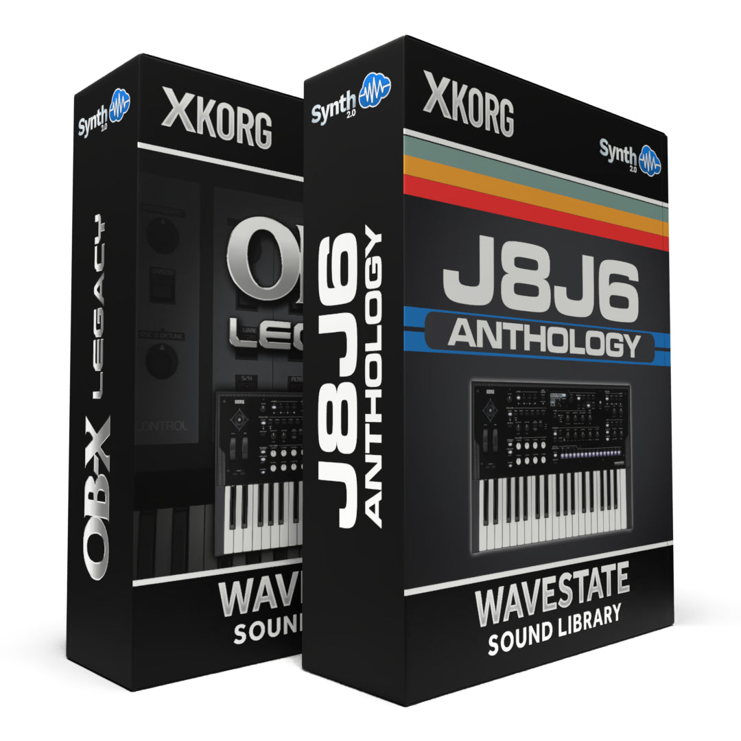 DRS071 - ( Bundle ) - OB-X Legacy + J8J6 Anthology - Korg Wavestate / mkII / Se / Native