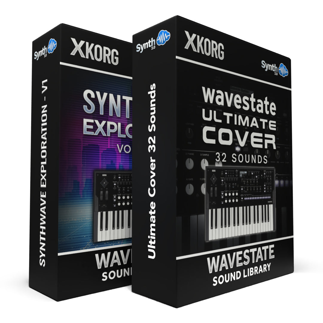 SCL592 - ( Bundle ) - Synthwave Exploration V1 + Ultimate Cover - Korg Wavestate / mkII / Se / Native