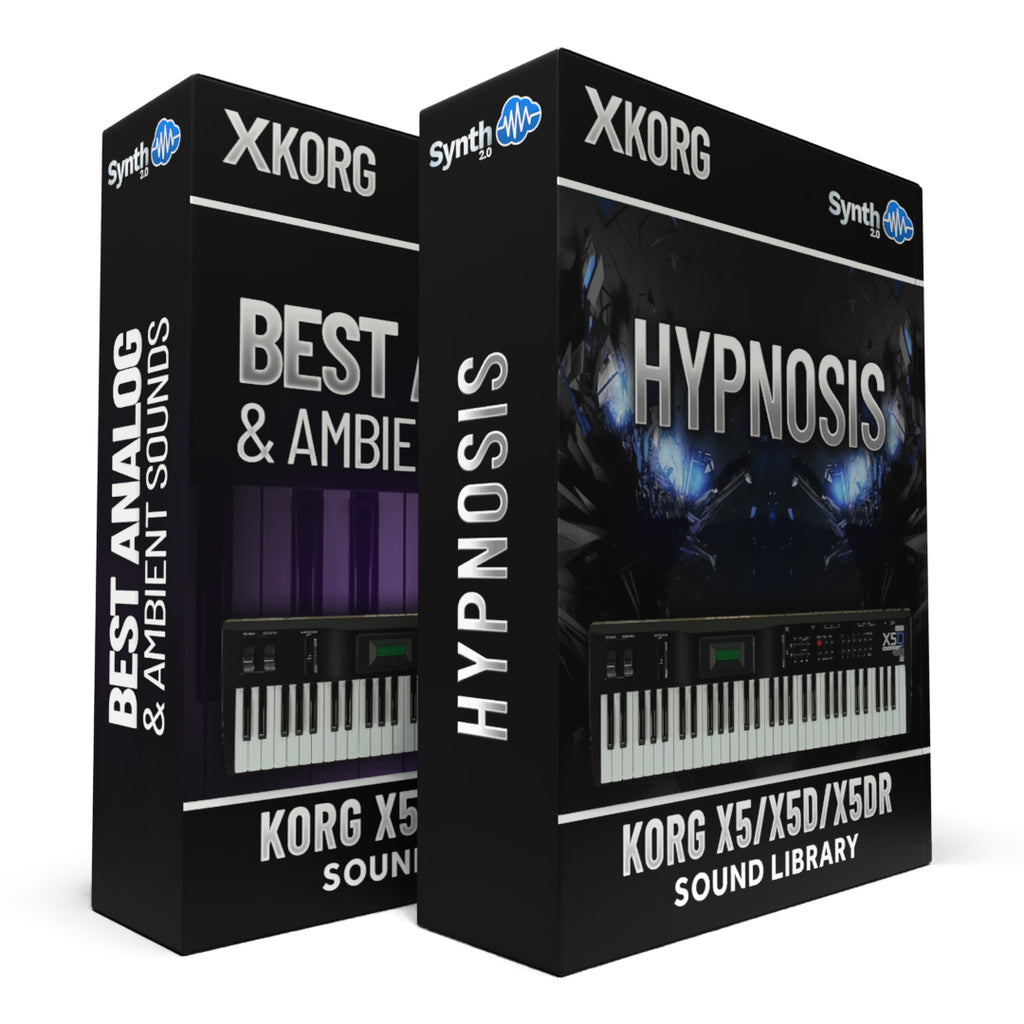KORG X5 セット LFO195 - ( Bundle ) Best Analog & Ambient Sounds + Hypnosis - Korg