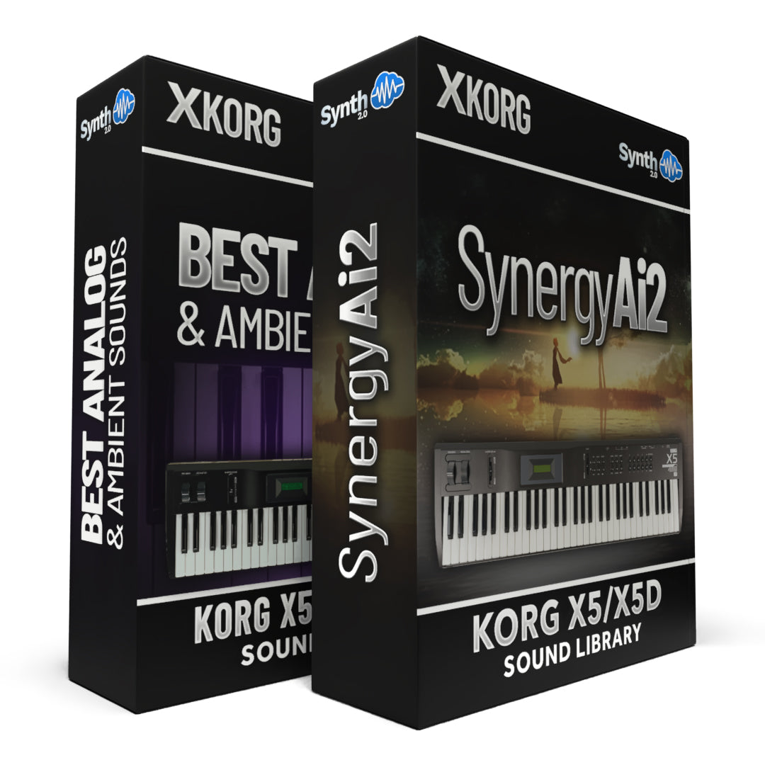 Synergy AI2 + Hypnosis - Bundle for Korg X5 / X5D – 200 Presets