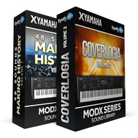 SCL450 - ( Bundle ) - 48 Sounds - Making History Vol.1 + Coverlogia Vol.2 - Yamaha MODX / MODX+
