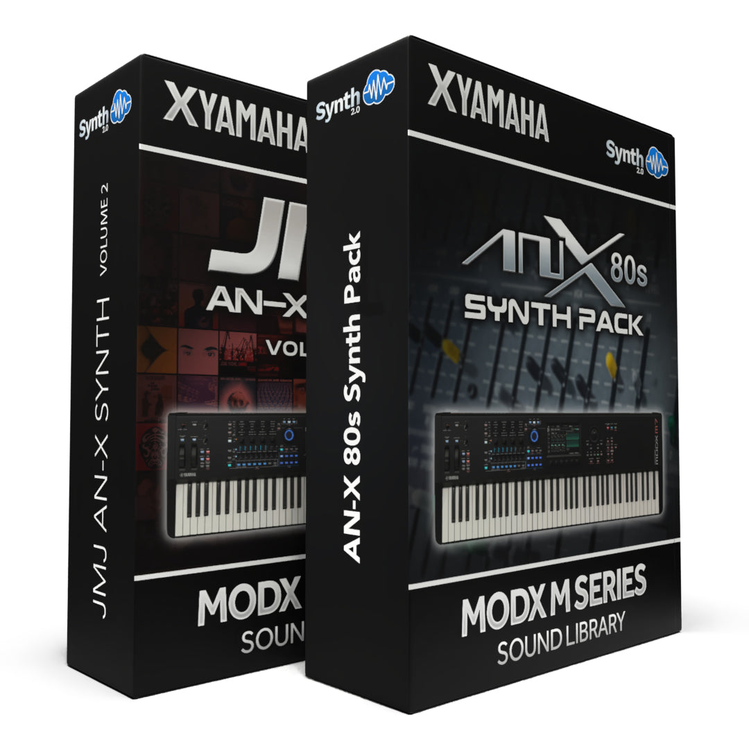 ZZL011 - ( Bundle ) - JMJ AN-X Synth Pack V2 + AN-X 80s Synth Pack - Yamaha MODX M - ESP