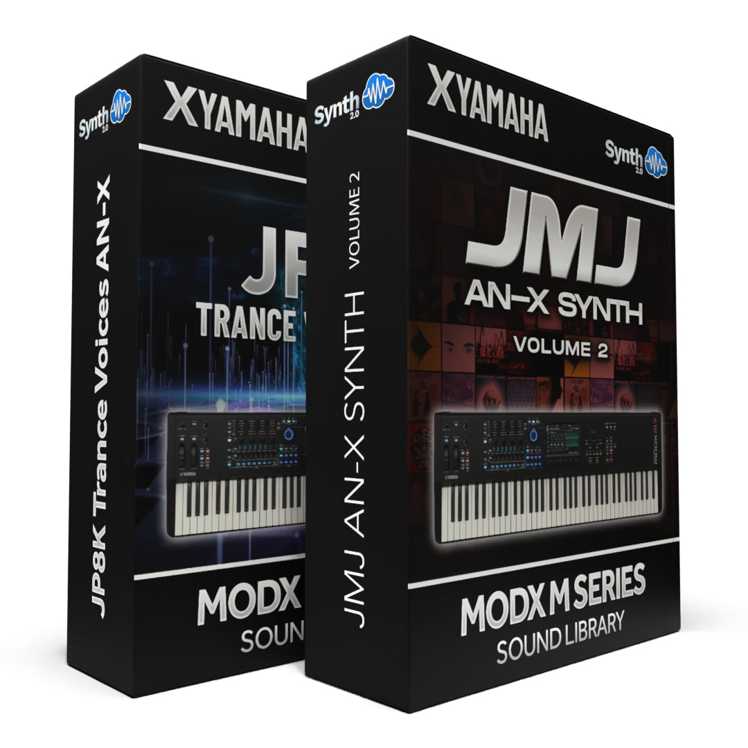 ZZL014 - ( Bundle ) - AN-X JP8K Trance Voices + JMJ AN-X Synth Pack V2 - Yamaha MODX M - ESP