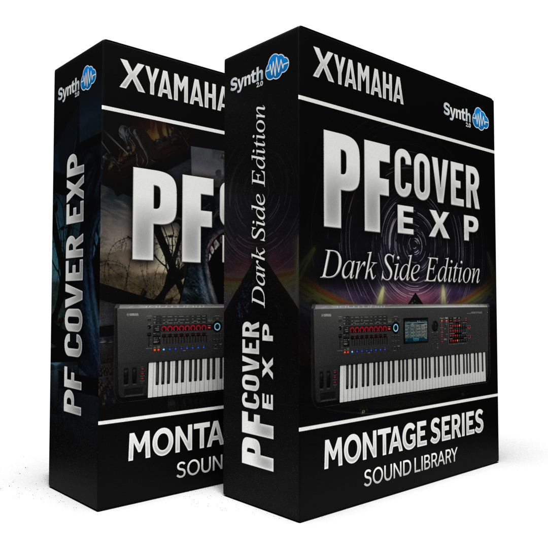 FPL054 - ( Bundle ) - T9t9 Cover EXP + PF Cover EXP Dark Side Edition - Yamaha MONTAGE / M