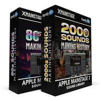 RLL005 - ( Bundle ) - 80s Sounds Making History V1 + 2000s Sounds Making History V2 - Logic Pro X Mainstage