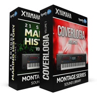SCL447 - ( Bundle ) - 21 Sounds - Making History Vol.3 + Coverlogia Vol.1 - Yamaha MONTAGE