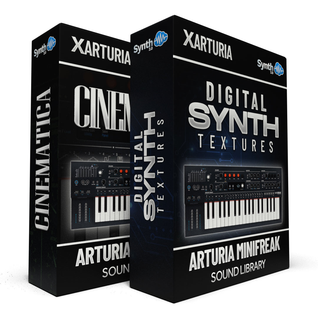 Modular Synth Texture Bundle Cinematica + Digital Synth Textures Arturia Minifreak V – Synthcloud