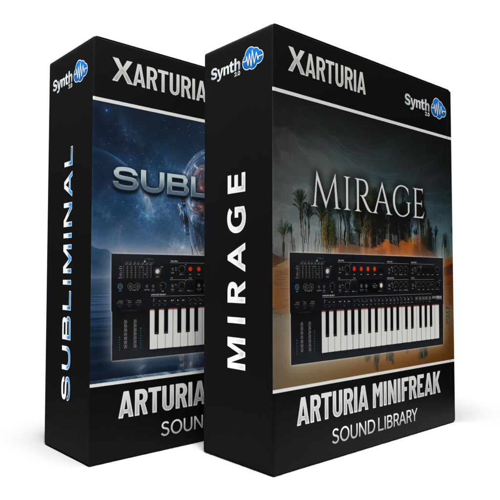 Subliminal + Mirage for Arturia MiniFreak - 132 Presets – Synthcloud