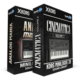 SCL033 - ( Bundle ) - Analog Mania + Cinematica Vol.2 - Korg Minilogue XD