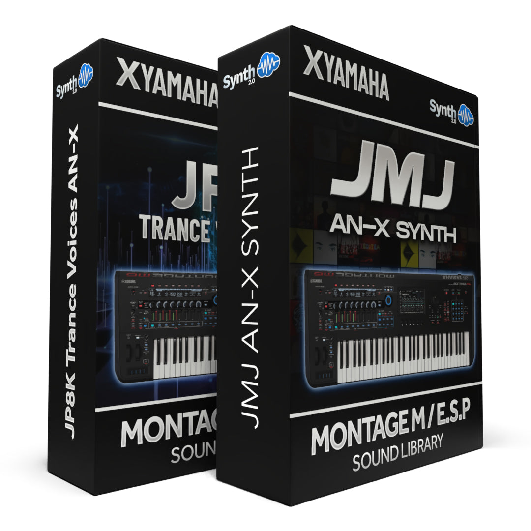 ZZL012 - ( Bundle ) - AN-X JP8K Trance Voices + JMJ AN-X Synth Pack - Yamaha MONTAGE M - ESP