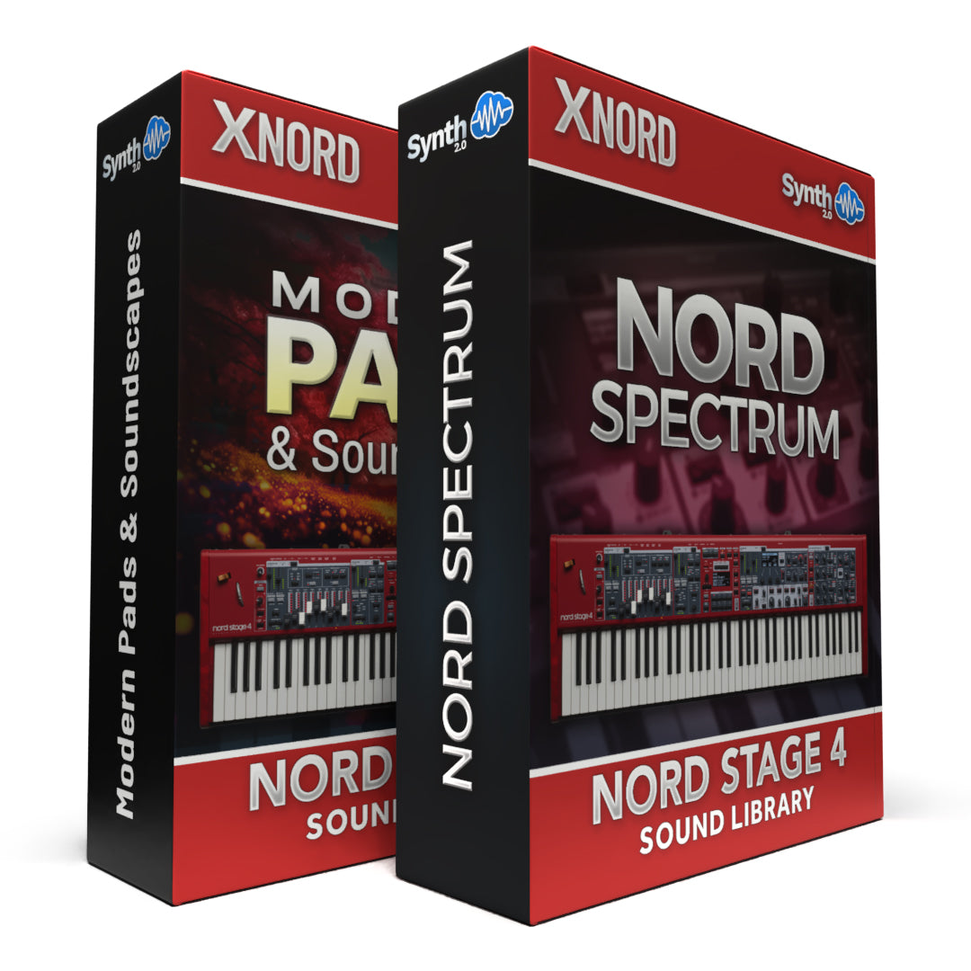 SCL581 - ( Bundle ) - Modern Pads & Soundscapes + Nord Spectrum - Nord Stage 4