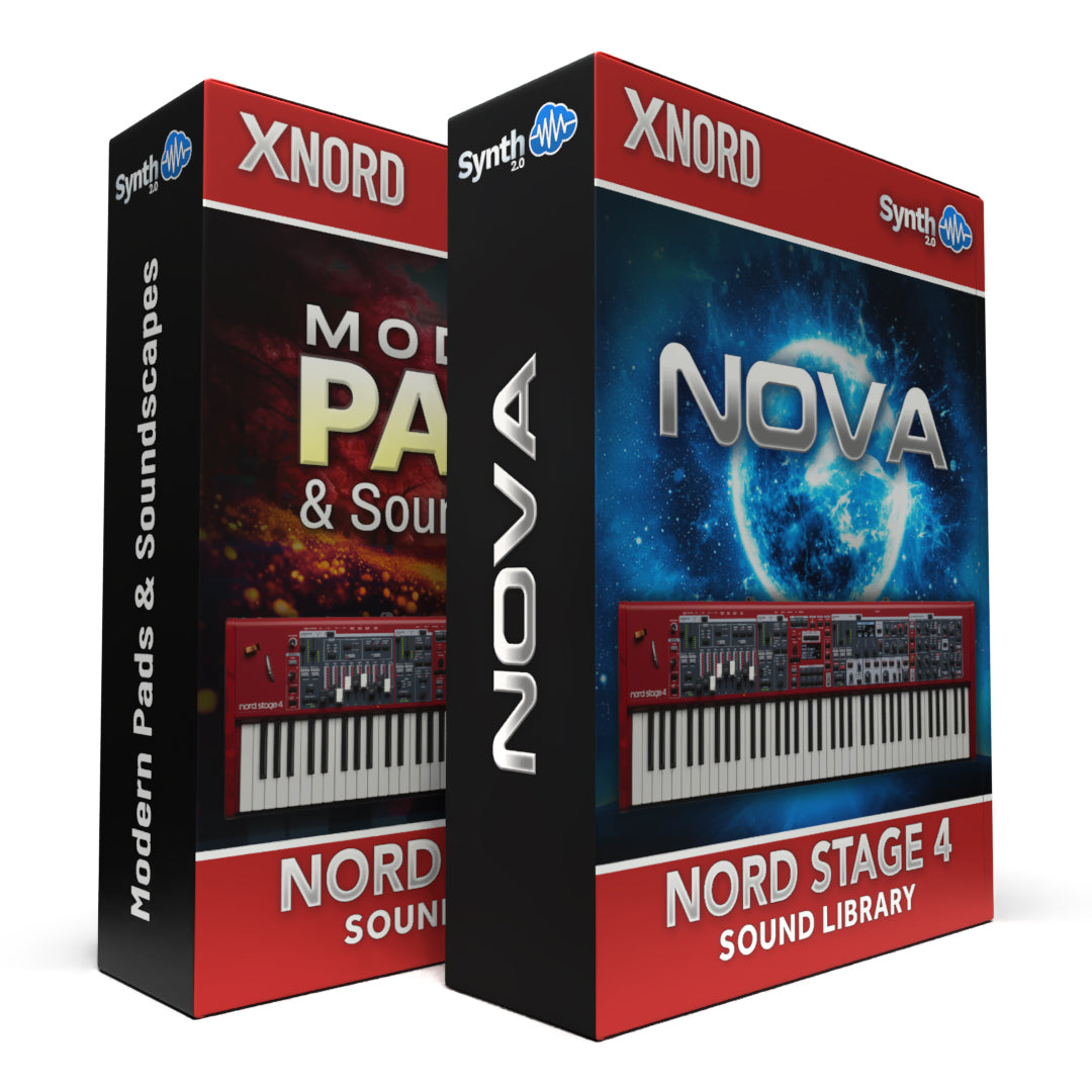 SCL580 - ( Bundle ) - Modern Pads & Soundscapes + Nova Sound Bank - Nord Stage 4