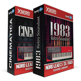 LFO099 - ( Bundle ) - Cinematica + 1983 Retro Soundset - Nord Lead 2 / 2x / Rack