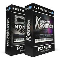DRS036 - ( Bundle ) - DX Monster + K Progressive Sounds - Kurzweil PC4 Series
