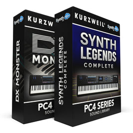 DRS038 - ( Bundle ) - DX Monster + Complete Synth Legends - Kurzweil PC4 Series