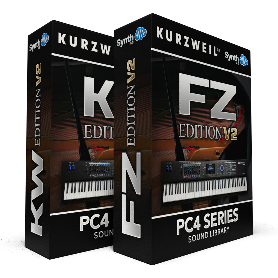 DRS051 - ( Bundle ) - KW Edition V2 + FZ Edition V2 - Kurzweil PC4 Series