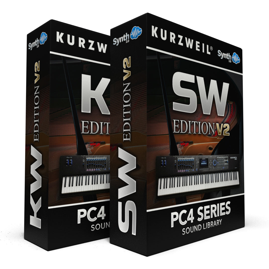 DRS053 - ( Bundle ) - KW Edition V2 + SW Edition V2 - Kurzweil PC4 Series
