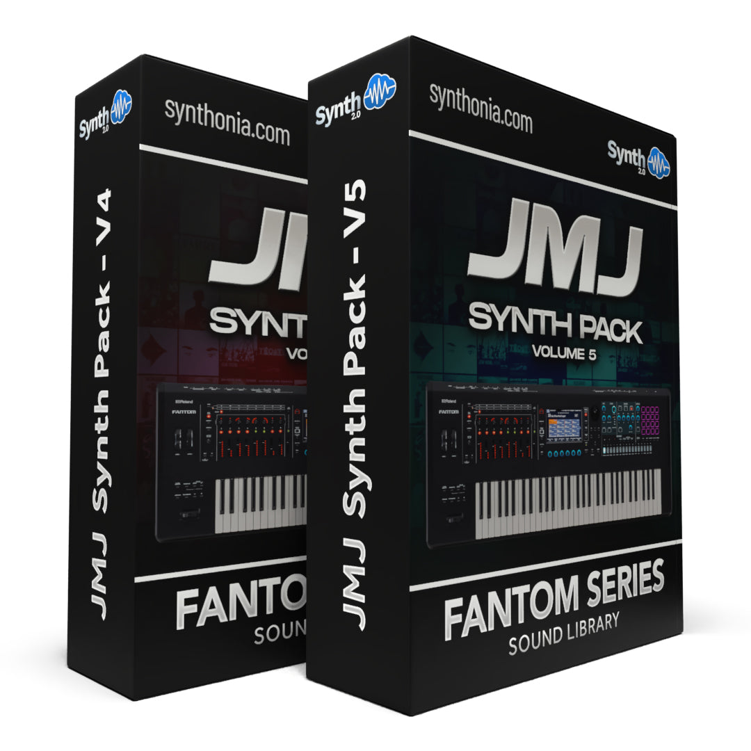 OVL012 - ( Bundle ) - JMJ Synth Pack V4 + V5 - Roland Fantom