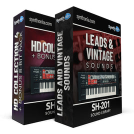 SCL157 - ( Bundle ) - HD Collection 4 + Leads & Vintage Sounds - SH-201