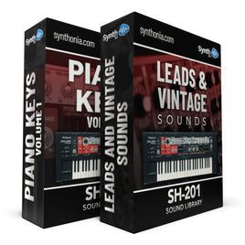 SCL156 - ( Bundle ) - Piano & Keys V1 + Leads & Vintage Sounds - SH-201