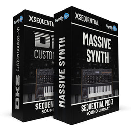 SCL454 - ( Bundle ) - DKS Custom Sounds Vol.1 + Massive Synth - Sequential Pro 3
