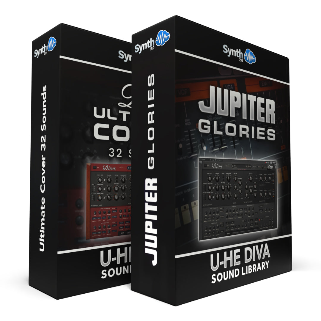 SCL577 - ( Bundle ) - Ultimate Cover Sounds + Jupiter Glories - U-HE Diva