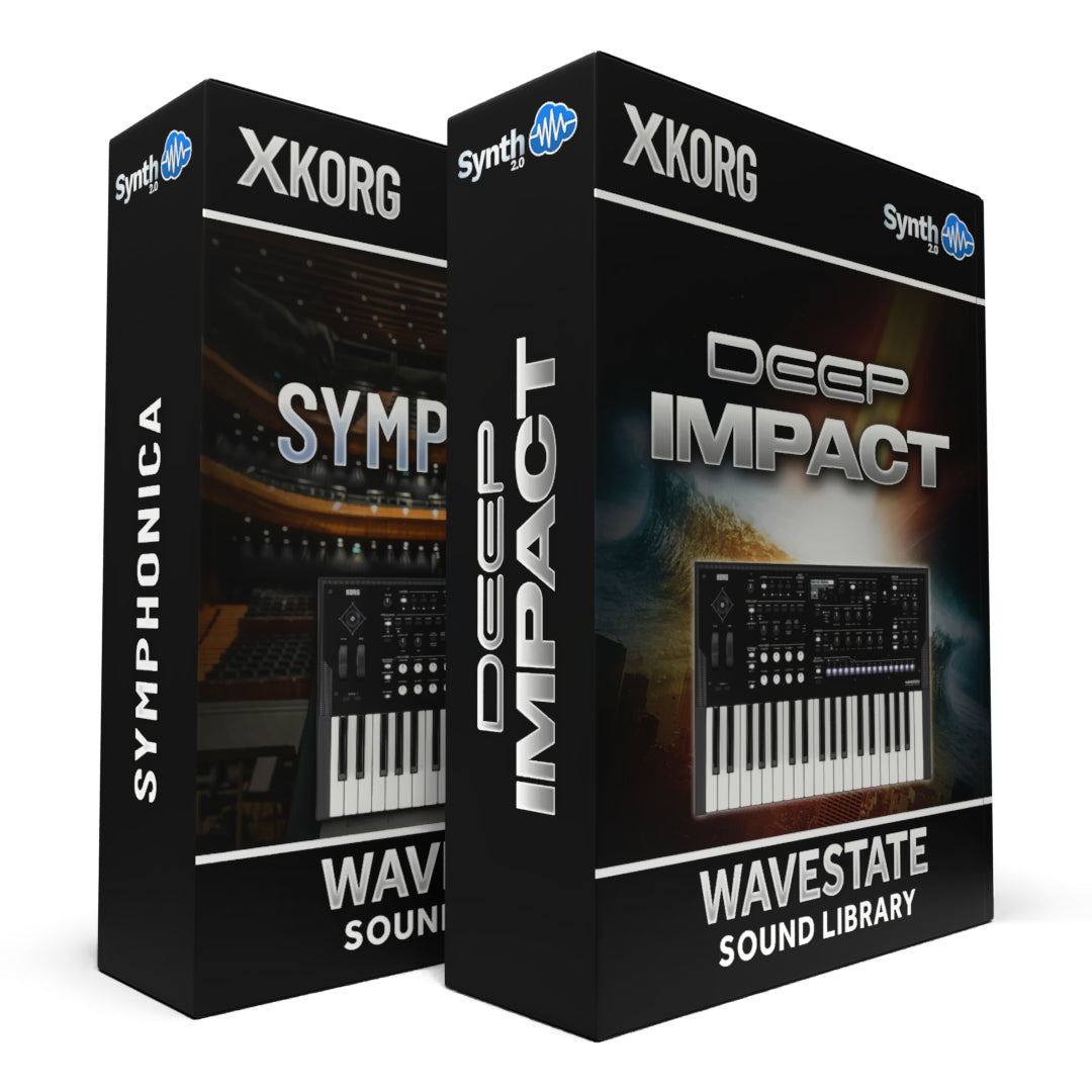 SCL594 - ( Bundle ) - Symphonica + Deep Impact - Korg Wavestate / mkII / Se / Native