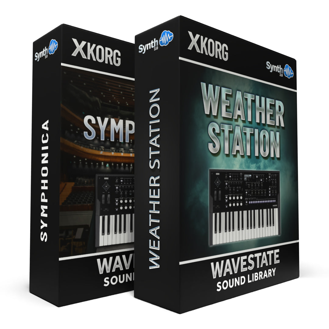 SCL595 - ( Bundle ) - Symphonica + Weather Station - Korg Wavestate / mkII / Se / Native