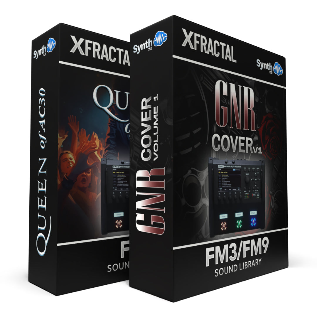 FRT024 - ( Bundle ) - Queen of 30 AC + GNR Cover V1 - Fractal FM3 / FM9