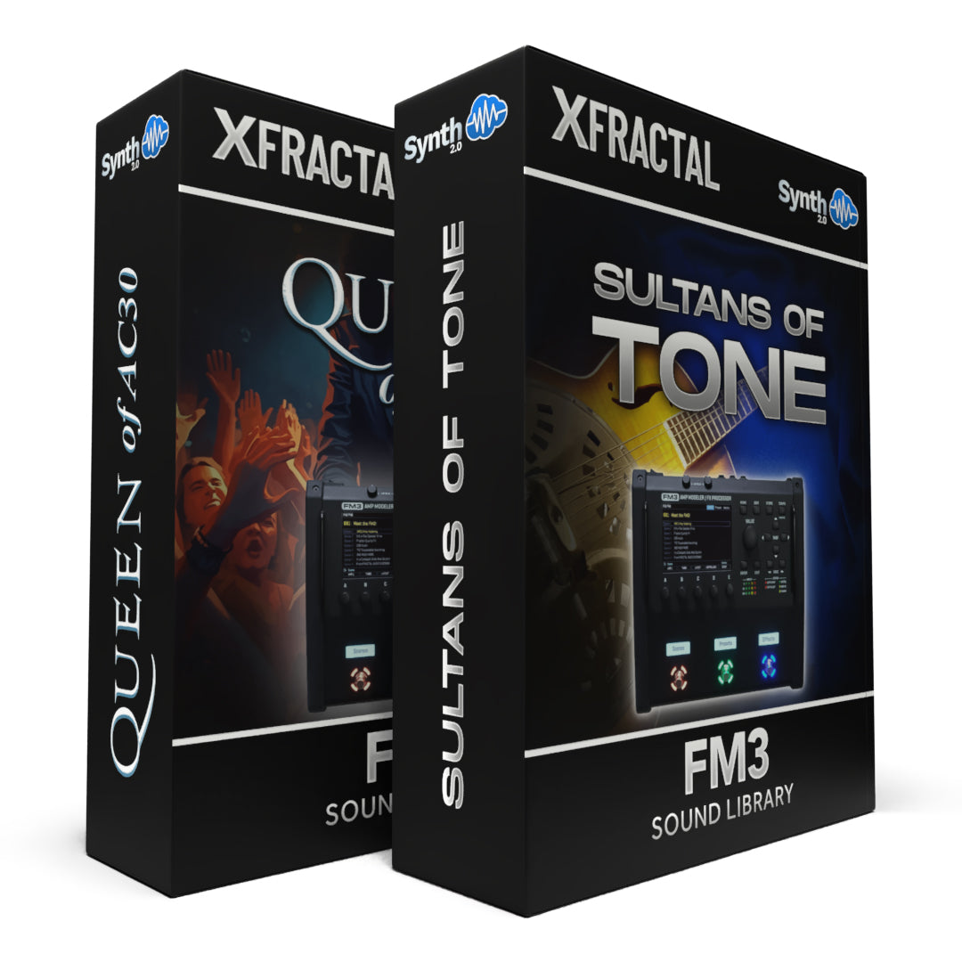 FRT022 - ( Bundle ) - Queen of 30 AC + Sultans of Tone - Fractal FM3 / FM9
