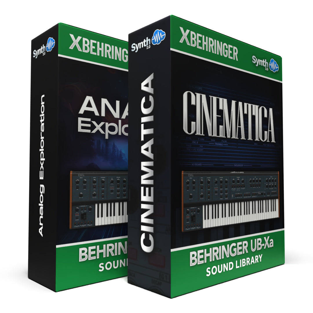 SCL540 - ( Bundle ) - Analog Exploration + Cinematica - Behringer UB-Xa