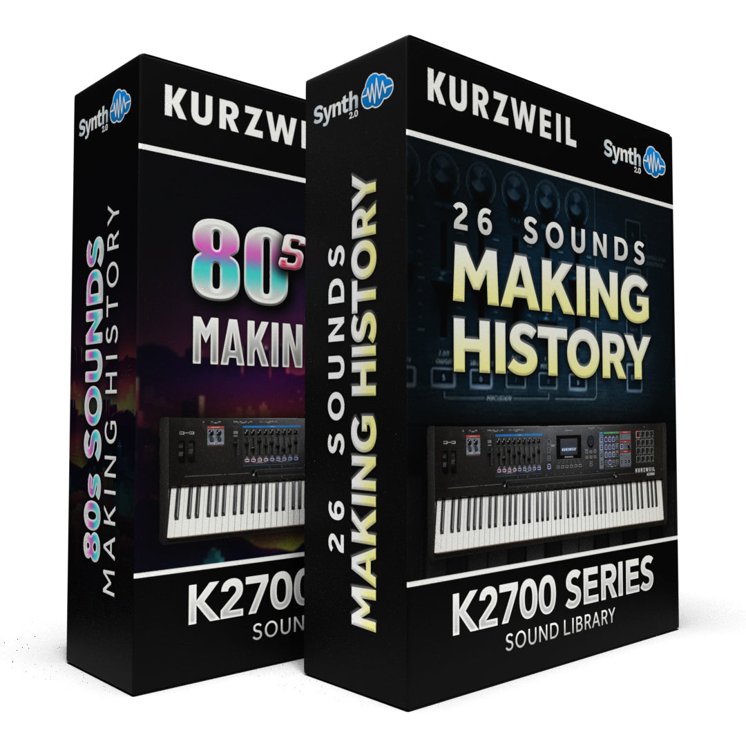 Sound 80 Bundle 80s Sounds Making History + 26 Sounds Making History V1 Kurzweil ...