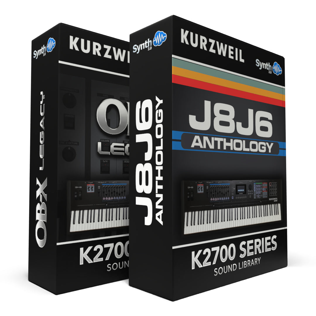 DRS071 - ( Bundle ) - OB-X Legacy + J8J6 Anthology - Kurzweil K2700