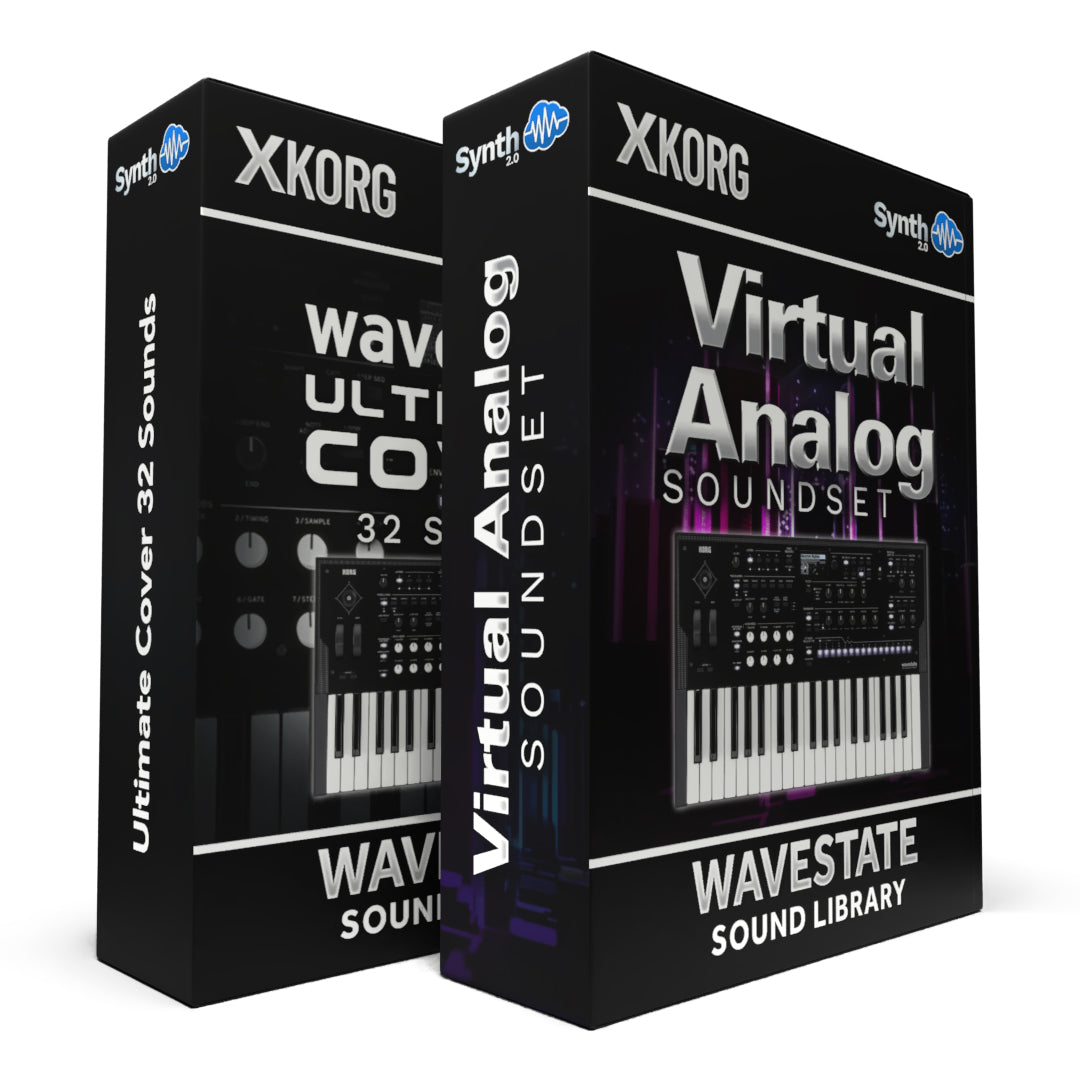 SCL532 - ( Bundle ) - Ultimate Cover + Virtual Analog Soundset - Korg Wavestate / mkII / Se / Native