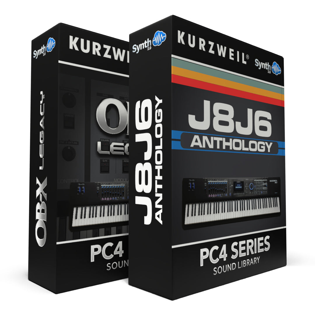 DRS071 - ( Bundle ) - OB-X Legacy + J8J6 Anthology - Kurzweil PC4 / SE