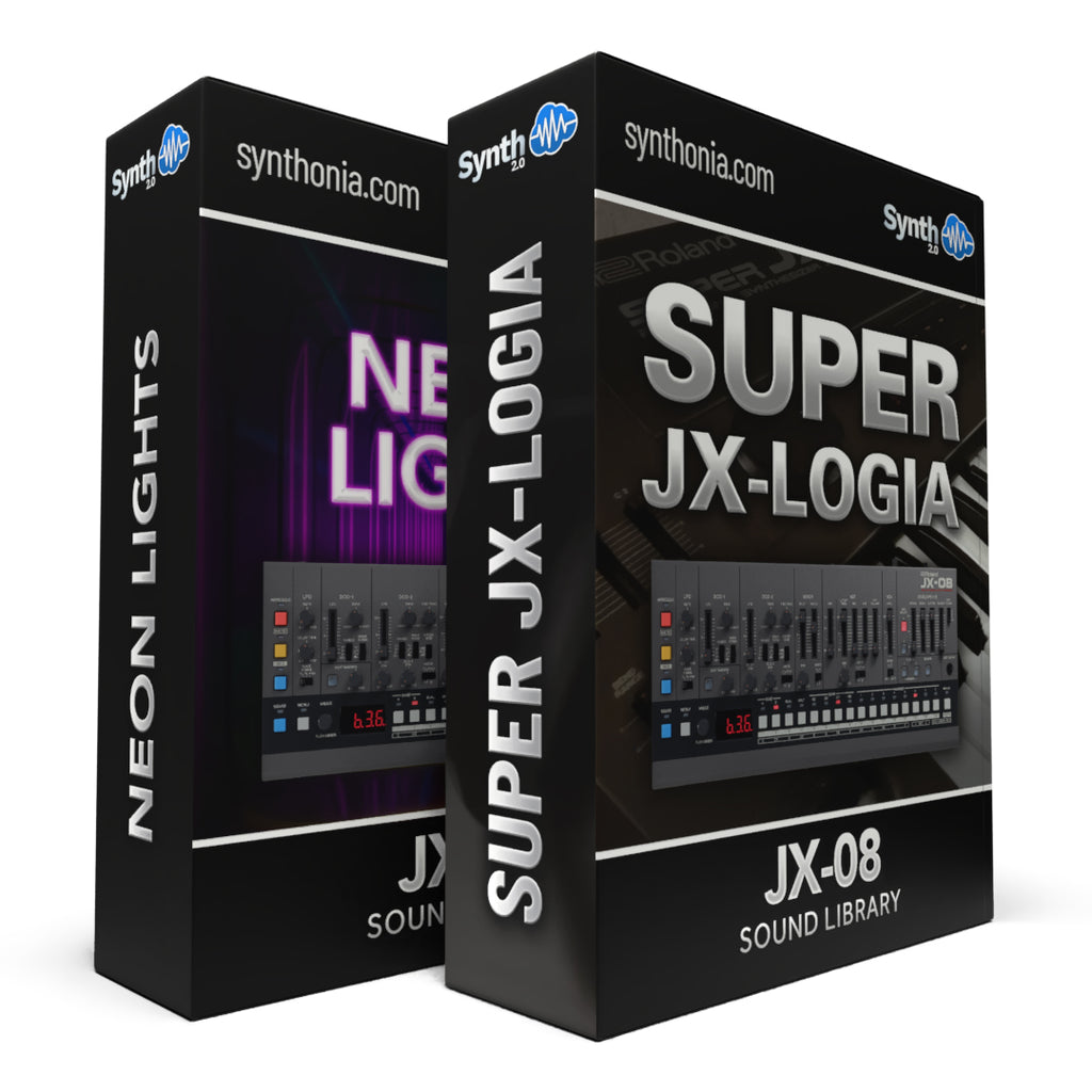 Roland Boutique JX-08 Bundle:Neon Lights+JX Logia – Synthcloud