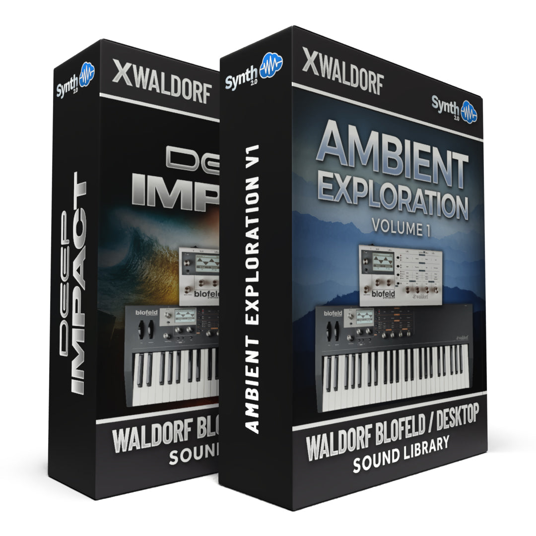 SCL565 - ( Bundle ) - Deep Impact + Ambient Exploration Vol.1 - Waldorf Blofeld / Desktop
