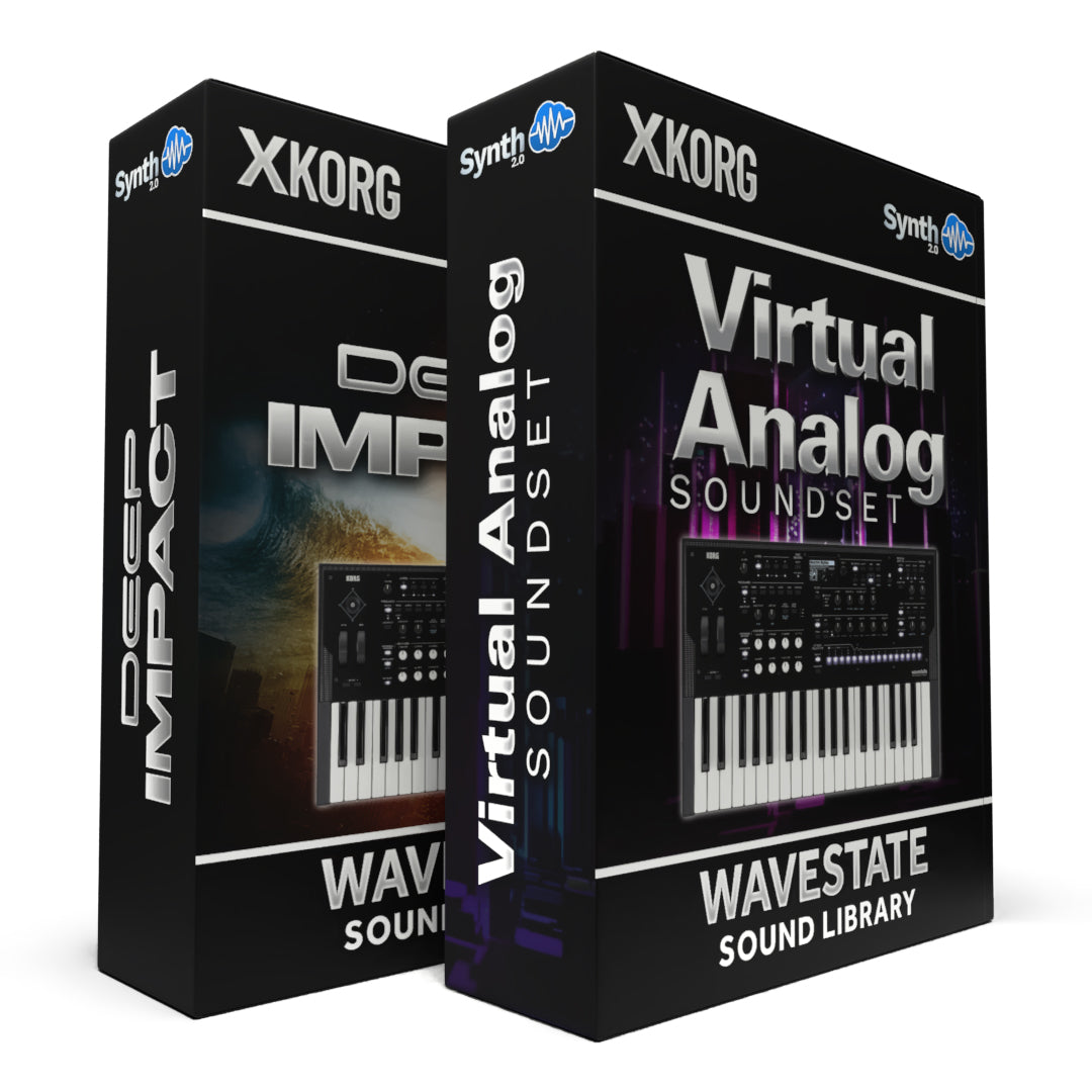 SCL512 - ( Bundle ) - Deep Impact + Virtual Analog Soundset - Korg Wavestate / mkII / Se / Native