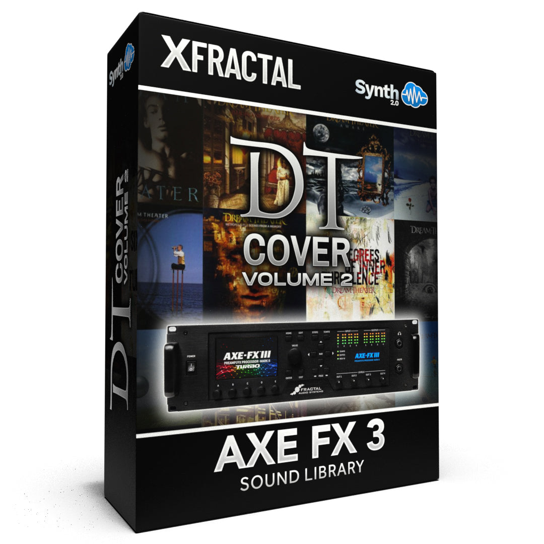FRT005 - DT Cover V2 - Fractal Axe-Fx III ( 52 scenes )