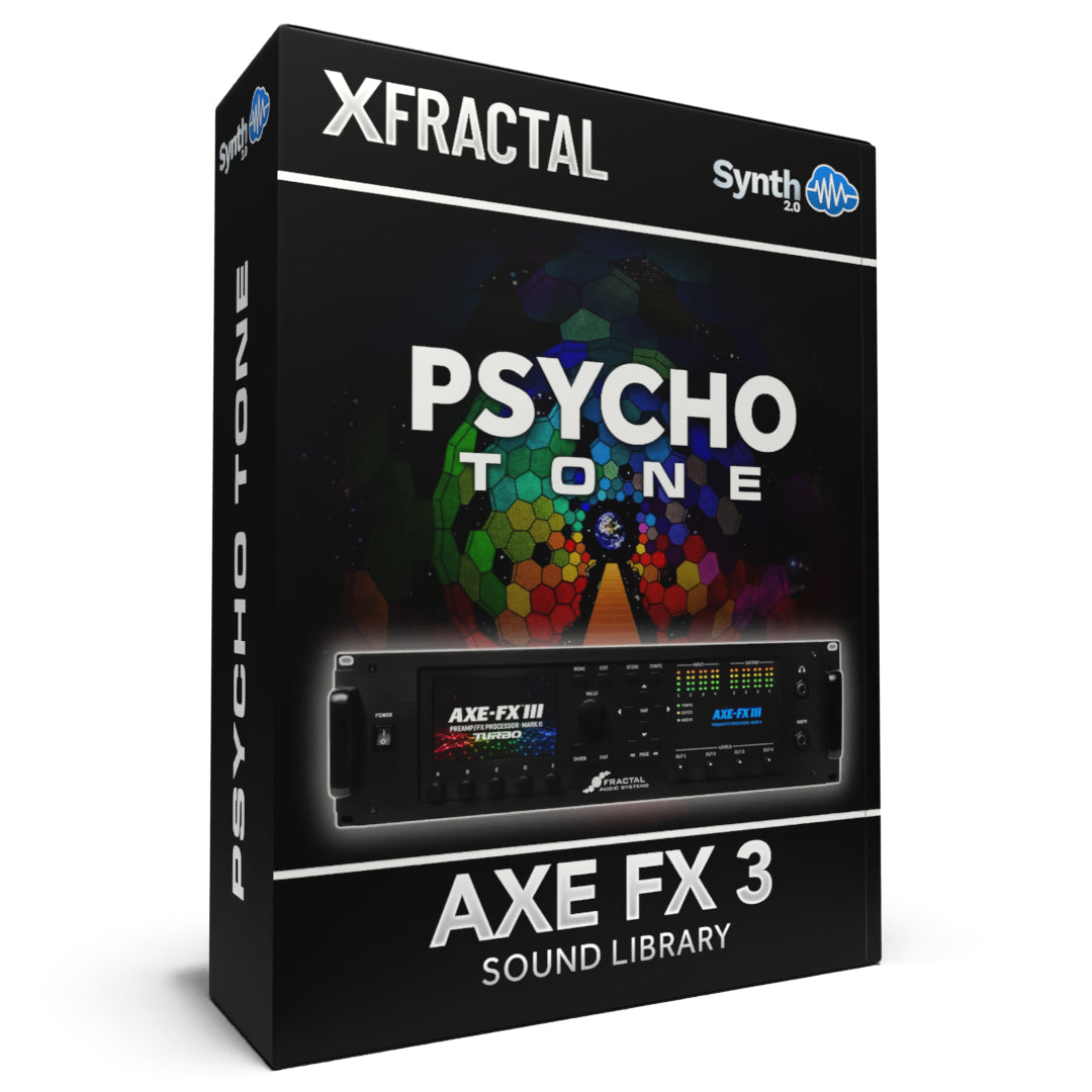FRT018 - Psycho Tone ( Muse Cover Pack ) - Fractal Axe-Fx III ( 16 scenes )