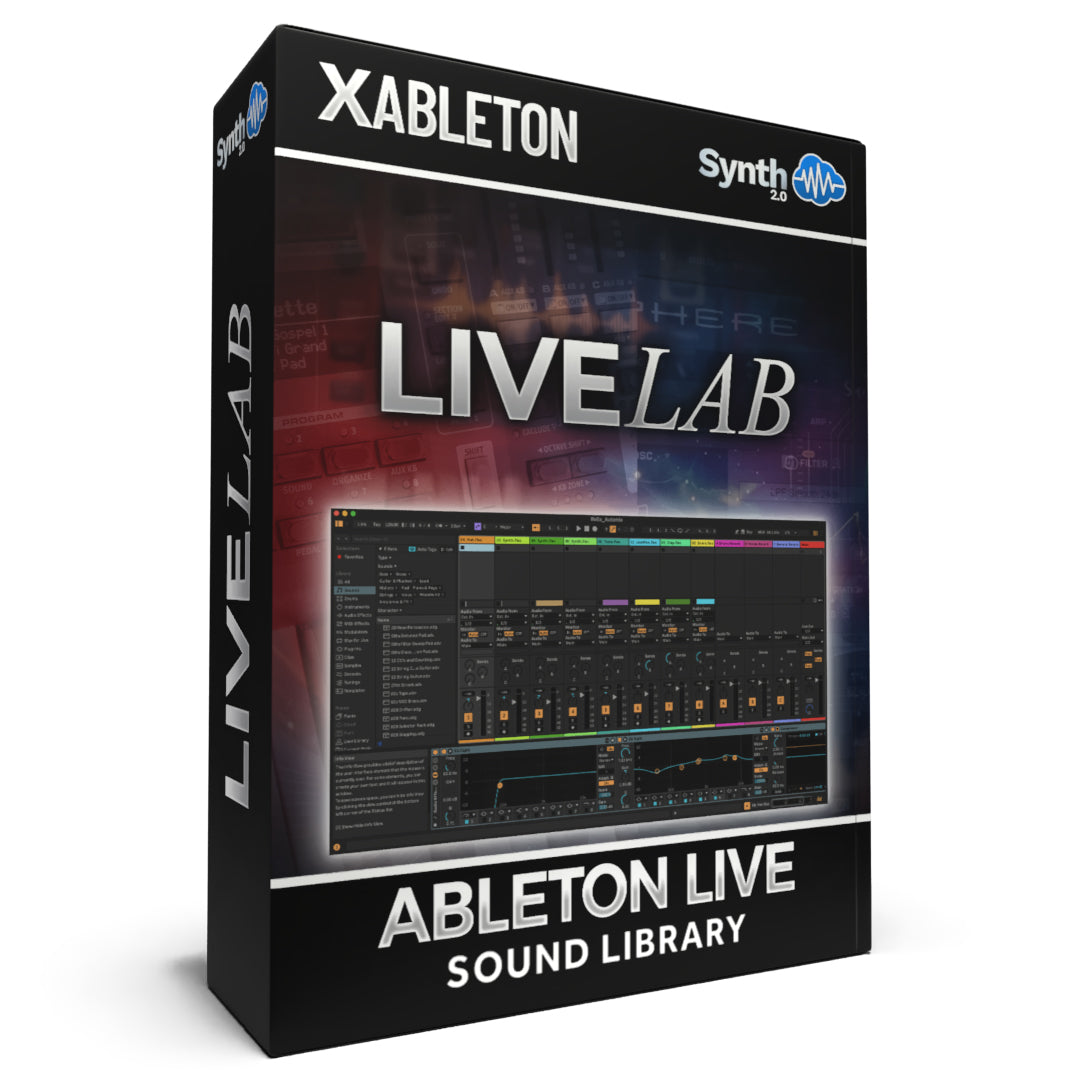 【　未使用未開封品　】　ableton live 7 LiveLab for Ableton Live – 54 Premium Worship Sounds – Synthcloud