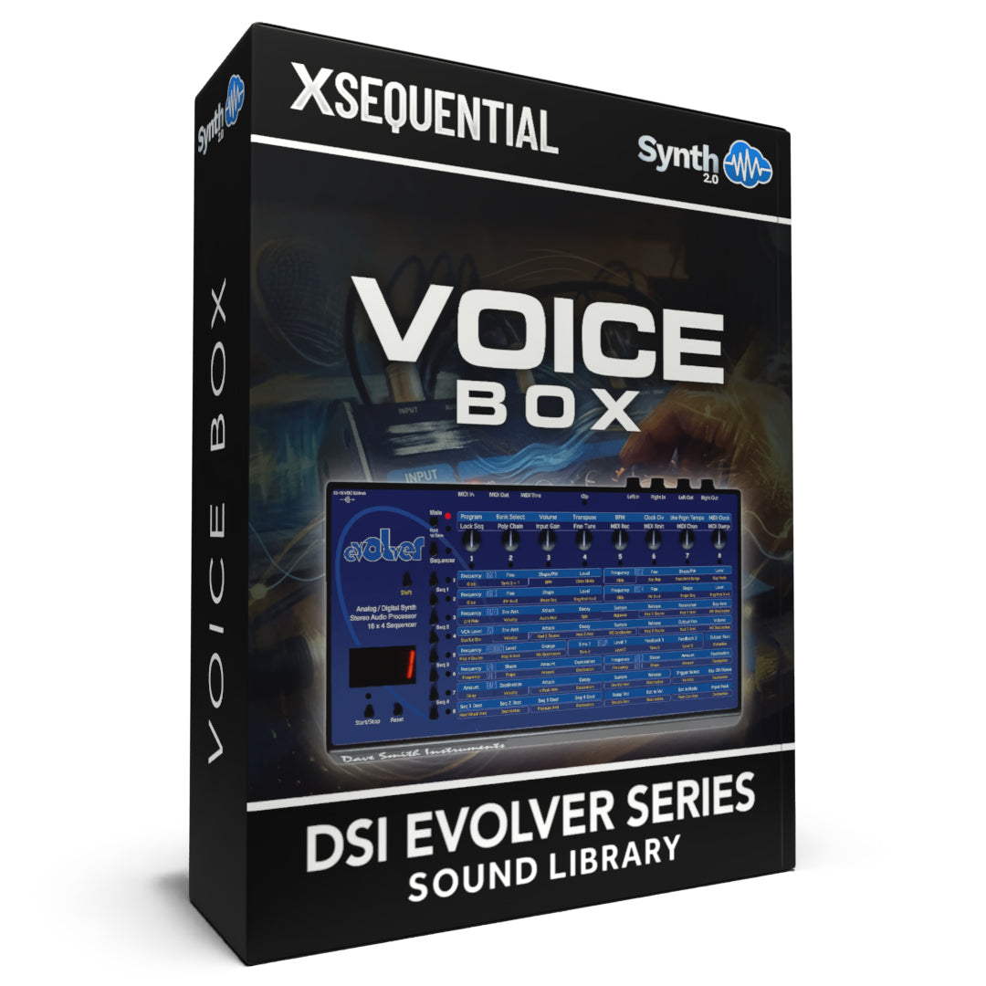 Evolver Voice Box – 28 FX Soundset – Synthcloud