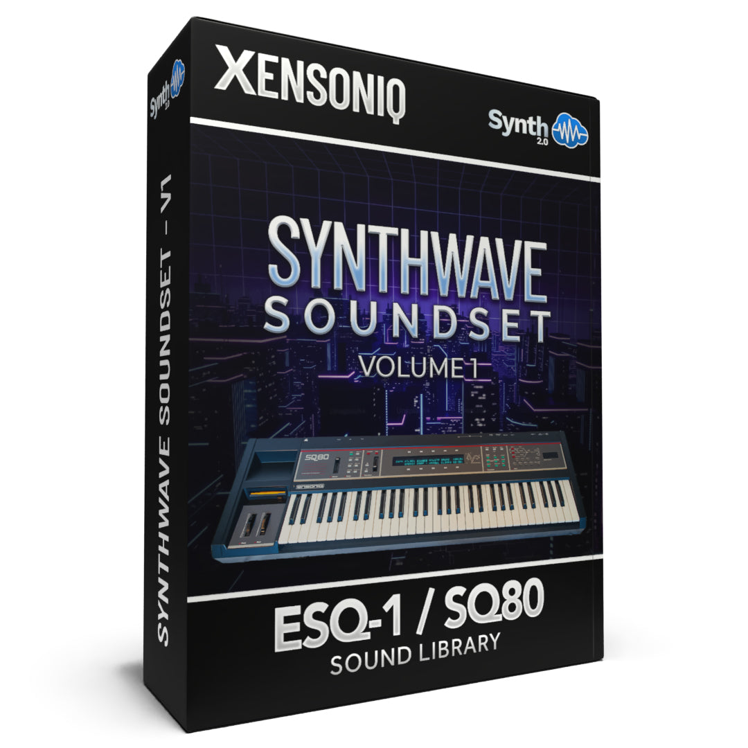 DSL008 - Synthwave Soundset V1 - Ensoniq ESQ-1 & SQ-80 ( 40 presets )