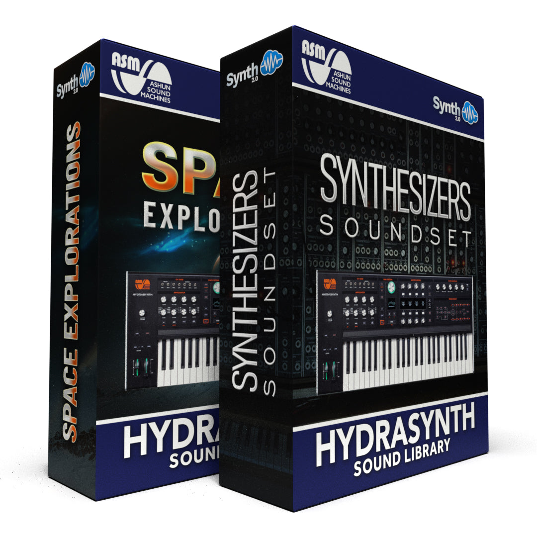 Afloat Synth Bundle Space Explorations + Synthesizers Soundset ASM Hydrasynth Series ...