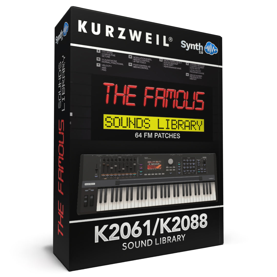 The Famous 64 FM Sounds Kurzweil K2061 – Synthcloud