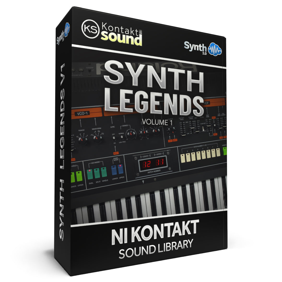 SLG001 - Synth Legends V1 - Native Instruments Kontakt ( 32 presets )