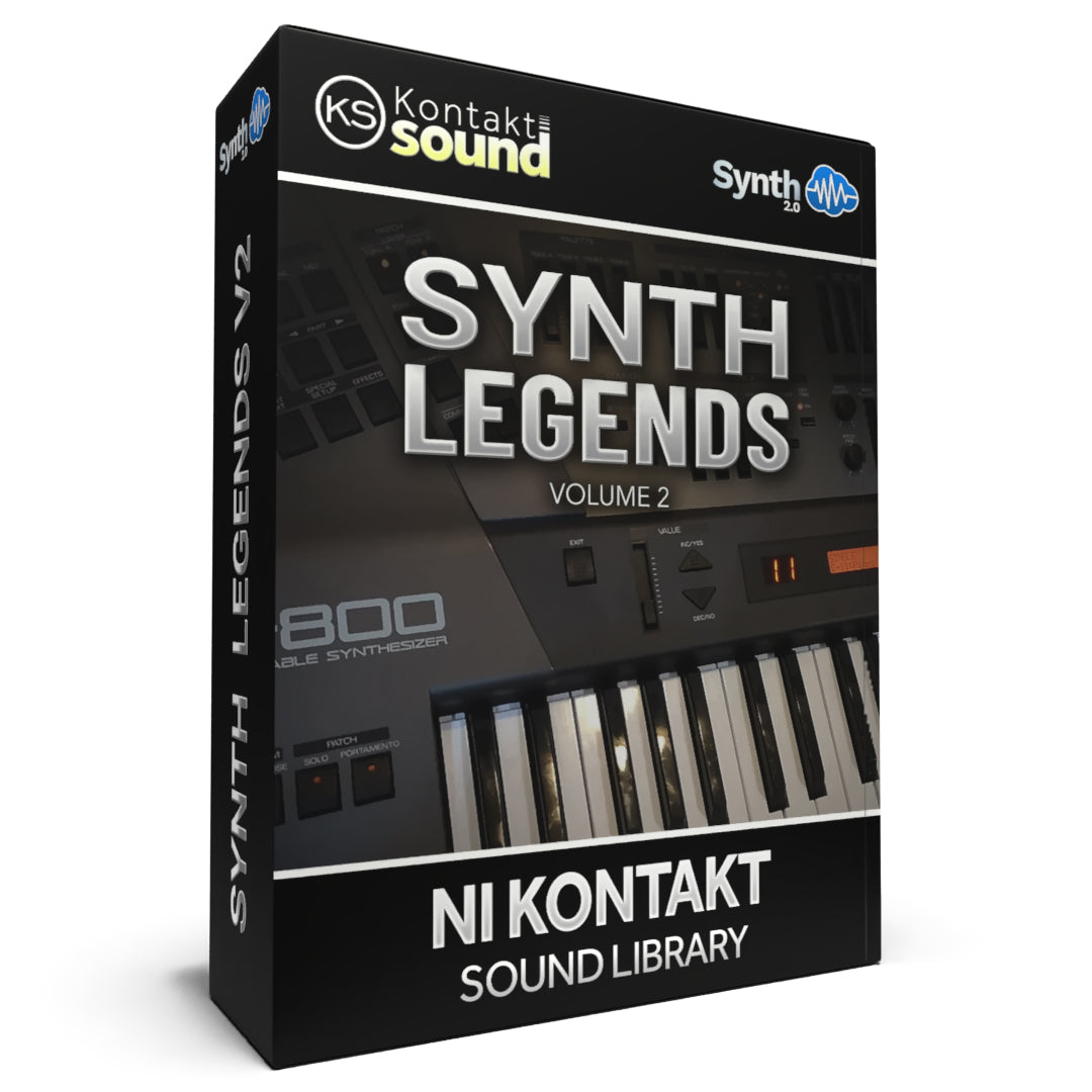 SLG002 - Synth Legends V2 - Native Instruments Kontakt ( 36 presets )